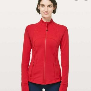 Lululemon Define Jacket Red Active Sz 4